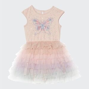 Tutu du Monde Pink Butterfly Tulle Dress